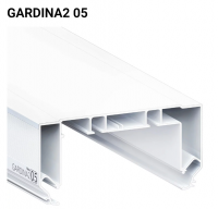 GARDINA2 05 Гардина 3255 белая (НИША) 2-х рядная 2,2 м 