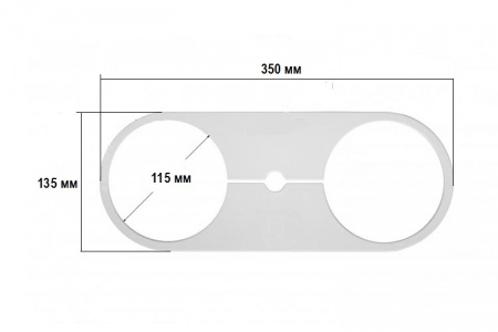 Обход трубы(пластина) ф115